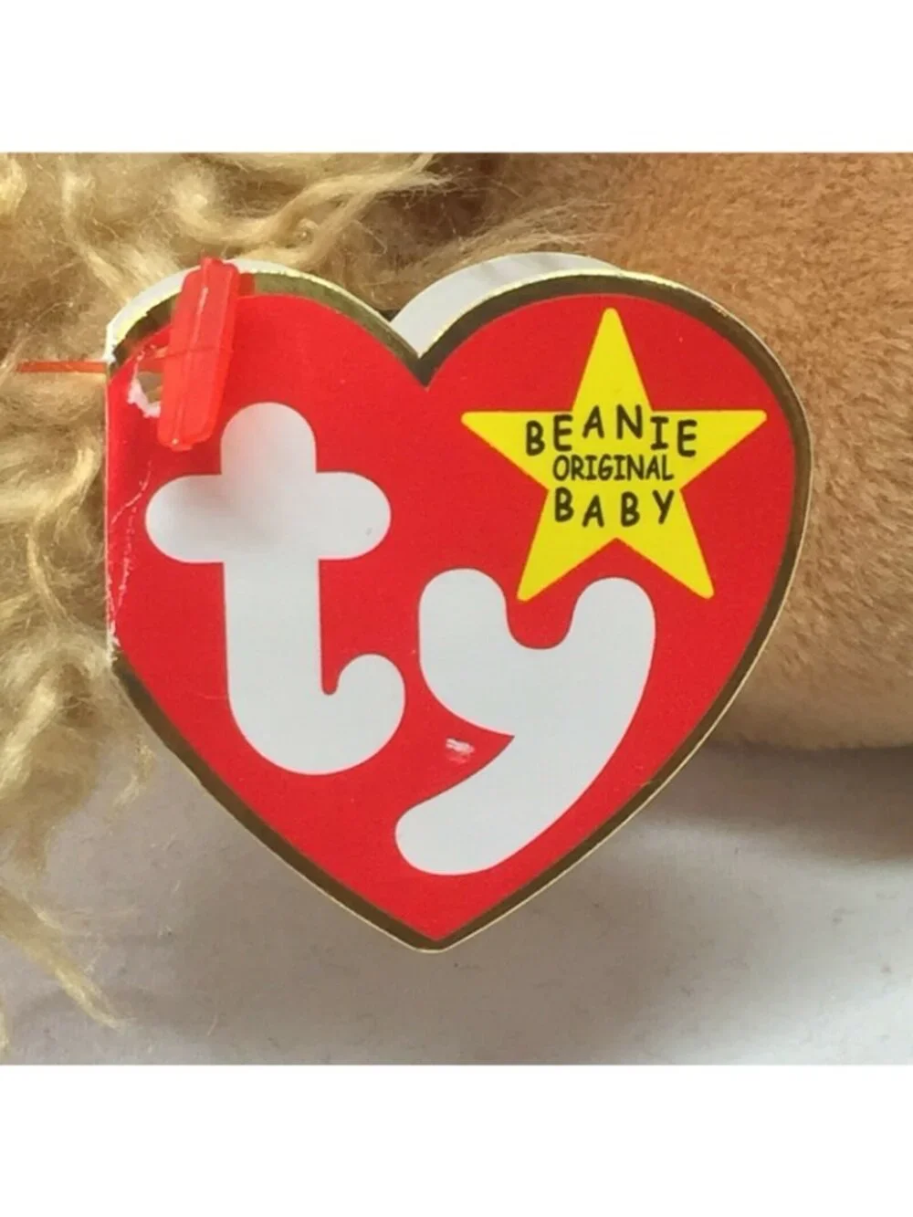 Ty Beanie Baby Spunky Dog Cocker Spaniel Plush Stuffed Animal  W Tag Jan 14 1997